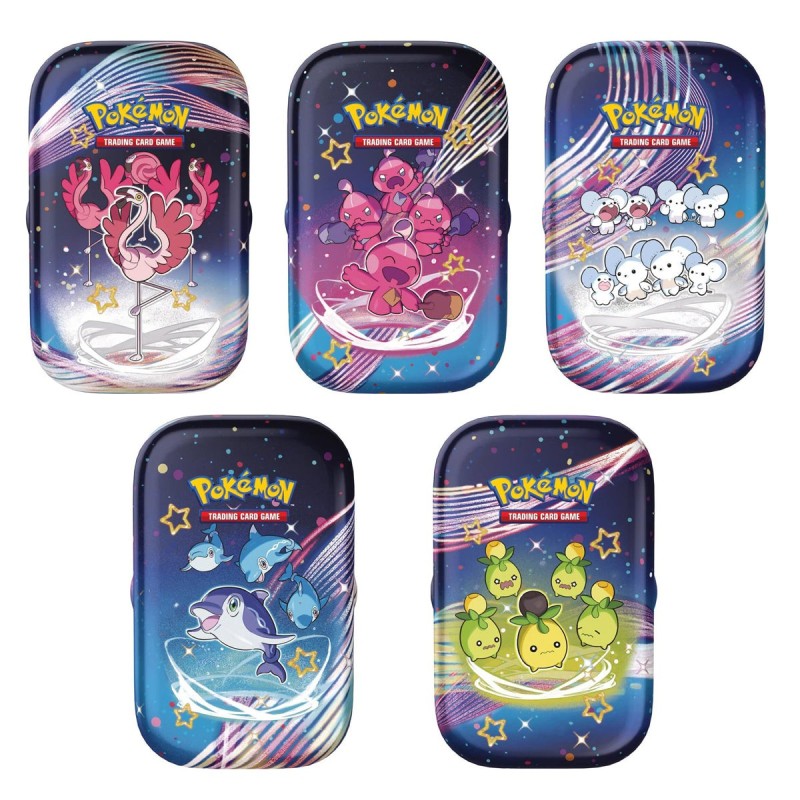 Scarlet & Violet Paldean Fates ប្រអប់ដែក Minis (ឈុត 5) POKEMON TCG