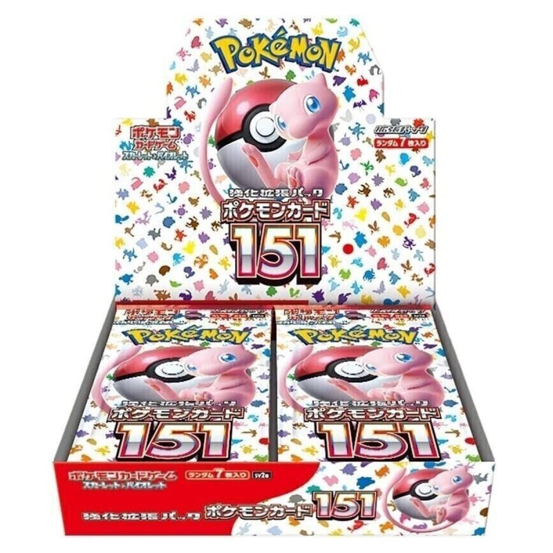 Pokemon TCG 151 ប្រអប់ប៊ូស្ទ័រ SV2A ភាសាជប៉ុន