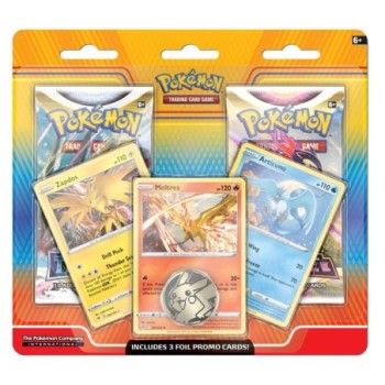 POKEMON TCG Enhanced 2 Pack Blister (Articuno - Zapdos - Moltres)