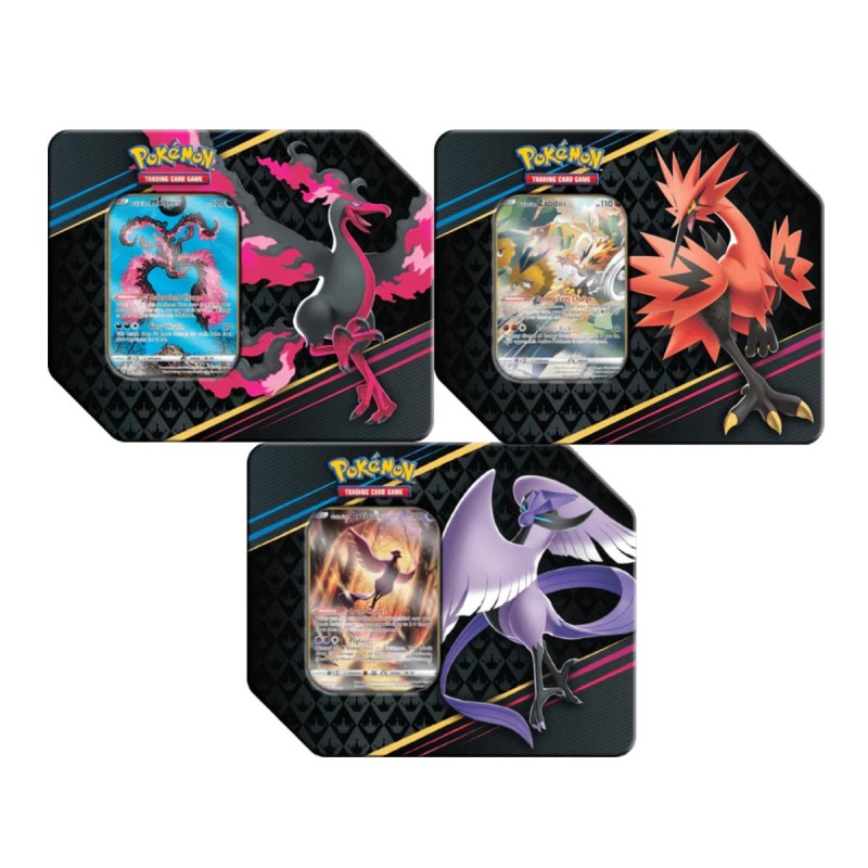 POKEMON TCG Crown Zenith Tins (ឈុត 3)