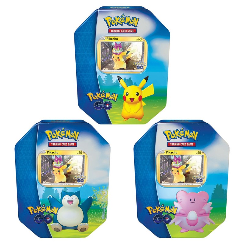 Pokemon GO Gift Tins (ឈុត 3) POKEMON TCG