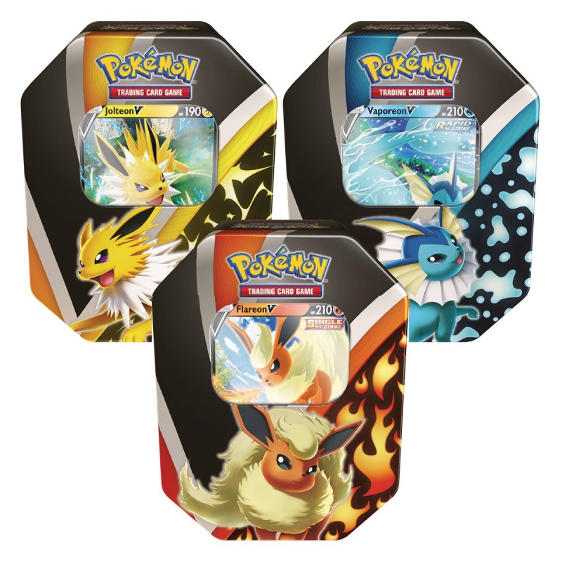 Pokemon Eevee Evolutions V ប្រអប់ដែក (ឈុត 3)