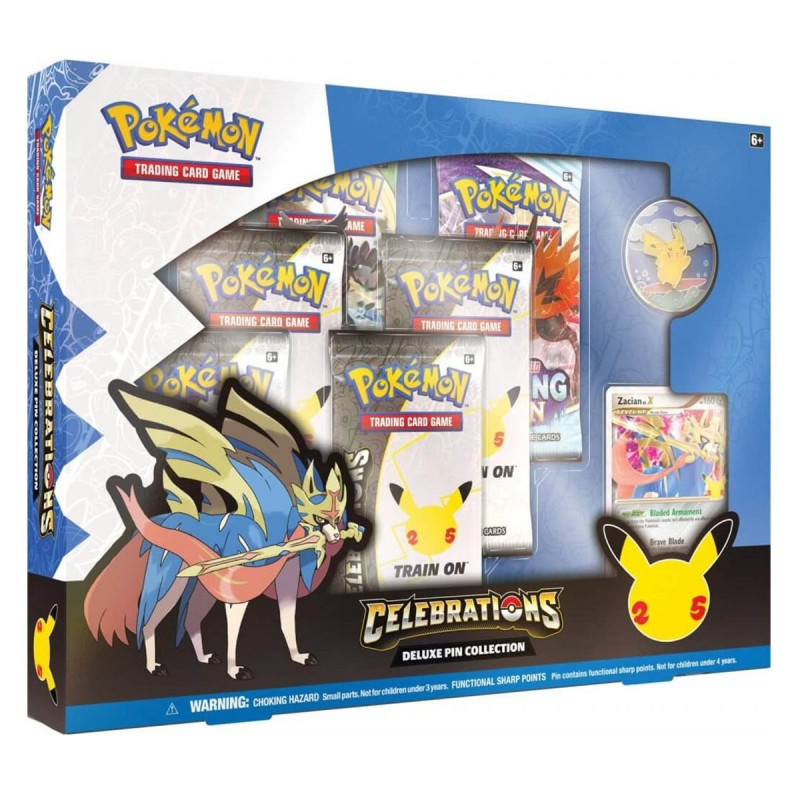 POKEMON Celebrations Deluxe Pin ឈុតប្រមូល