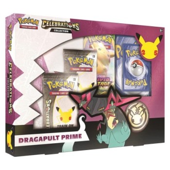 POKEMON Celebrations ឈុតប្រមូល Dragapult Prime