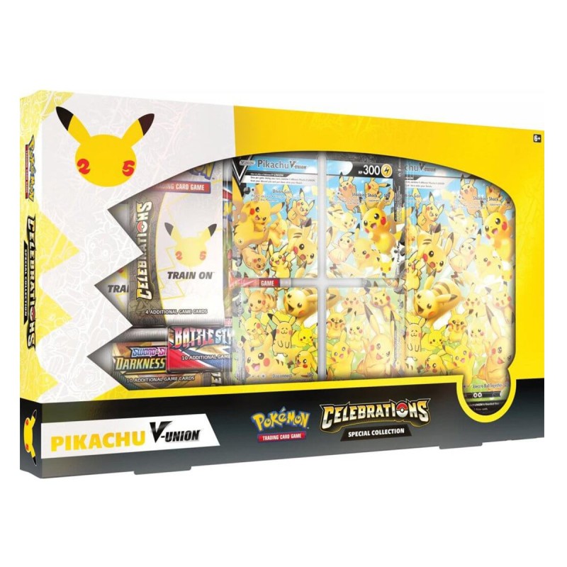 POKEMON Celebrations Special ឈុតប្រមូល Pikachu V Union