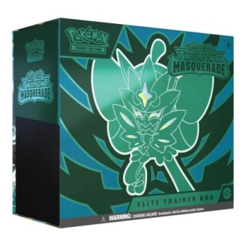 POKEMON TCG Scarlet & Violet Twilight Masquerade ប្រអប់ Elite Trainer