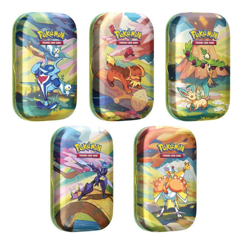 POKEMON TCG Vibrant Paldea ប្រអប់ដែក Minis (ឈុត 5)