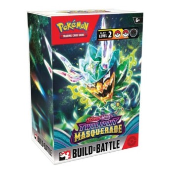 POKEMON TCG Scarlet & Violet Twilight Masquerade ប្រអប់ Build & Battle