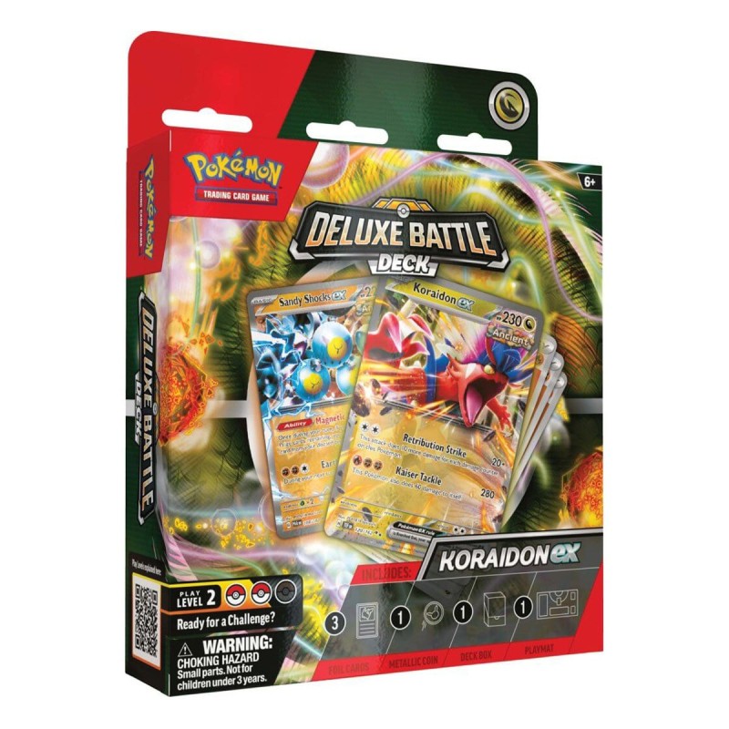 Pokemon TCG Miraidon ex & Koraidon ex Deluxe ហ៊ូកាត Battles (pair)