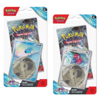 Scarlet & Violet Stellar Crown Checklane Blisters (Pair) POKEMON TCG