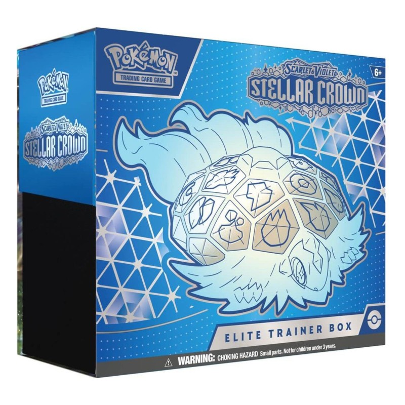 Scarlet & Violet Stellar Crown ប្រអប់ Elite Trainer POKEMON TCG