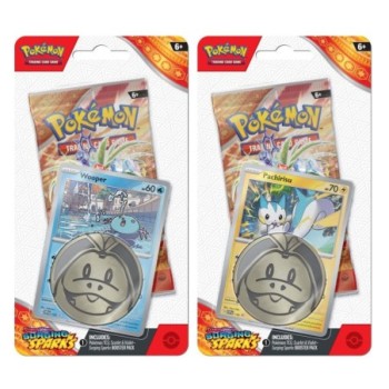POKEMON TCG Scarlet & Violet Surging Sparks Checklane Blisters (Pair)