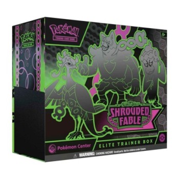 Pokemon TCG Scarlet & Violet Shrouded Fable Pokemon Center ប្រអប់ Elite Trainer