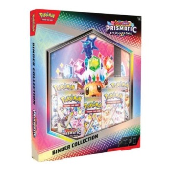 Scarlet & Violet Prismatic Evolutions Binder ឈុតប្រមូល POKEMON TCG