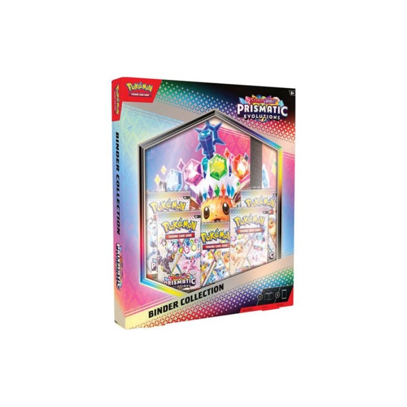 Scarlet & Violet Prismatic Evolutions Binder ឈុតប្រមូល POKEMON TCG