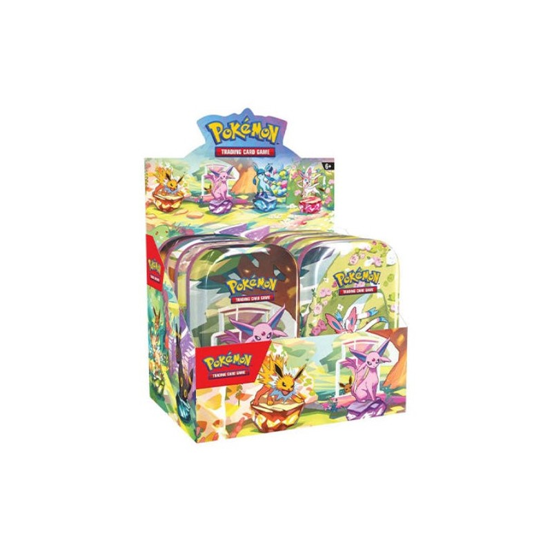 POKEMON TCG Scarlet & Violet Prismatic Evolutions Mini Tin (Set of 8)