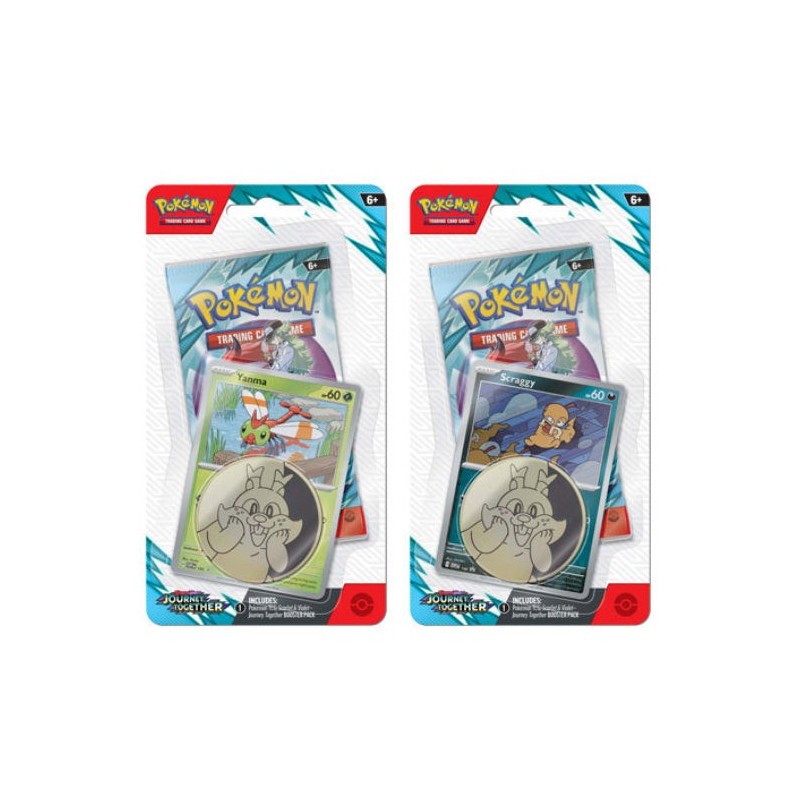 Scarlet & Violet Journey Together Checklane Blisters (Pair) POKEMON TCG