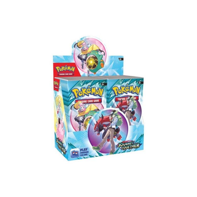 Scarlet & Violet Journey Together ប្រអប់ប៊ូស្ទ័រ Enhanced POKEMON TCG