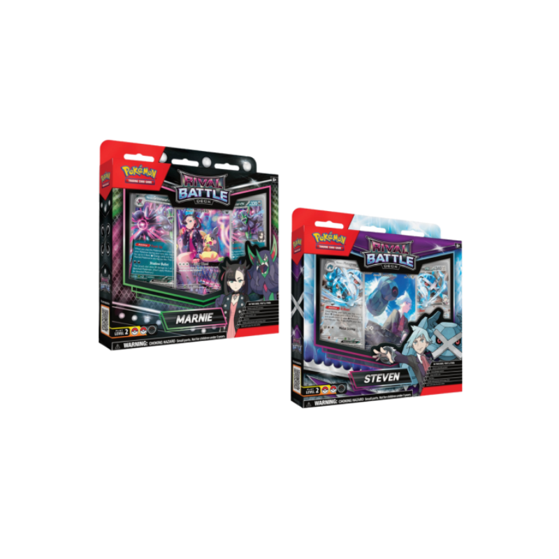 Pokemon TCG Rival ហ៊ូកាត Battle Marnie/Steven (Pair)