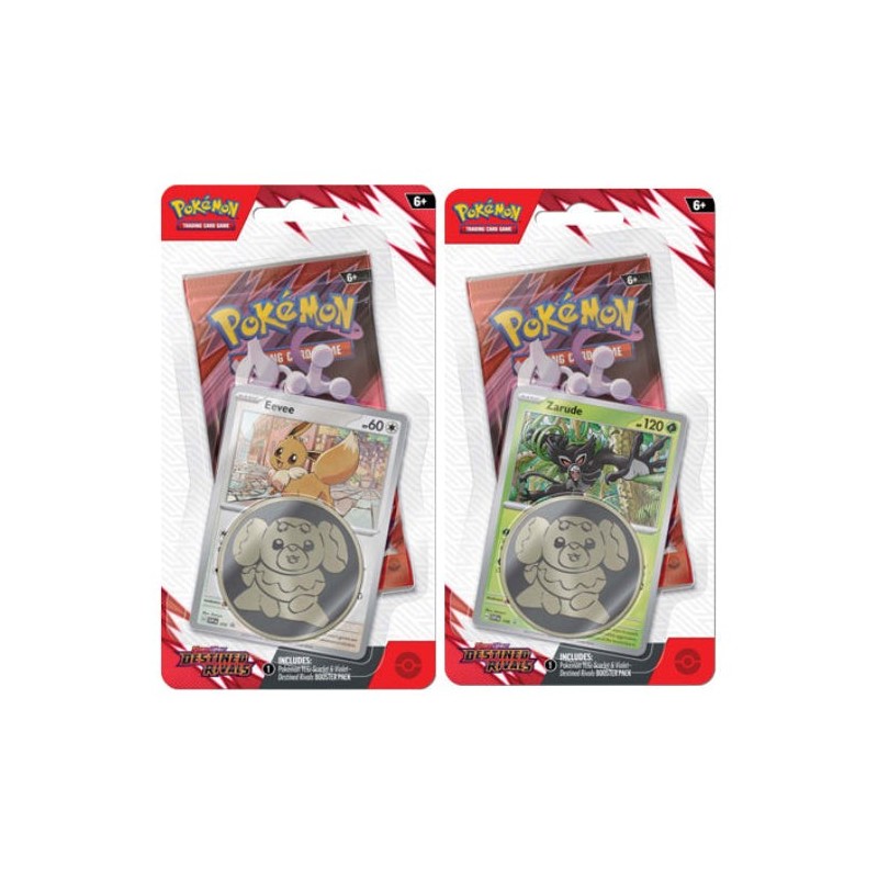 Scarlet & Violet Destined Rivals Checklane Blisters (Pair) POKEMON TCG