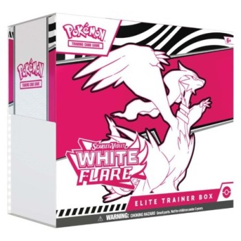 Pokemon TCG Scarlet & Violet White Flare ប្រអប់ Elite Trainer