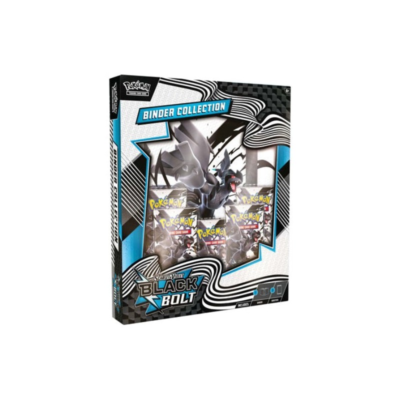 Scarlet & Violet Black Bolt Binder ឈុតប្រមូល Pokemon TCG