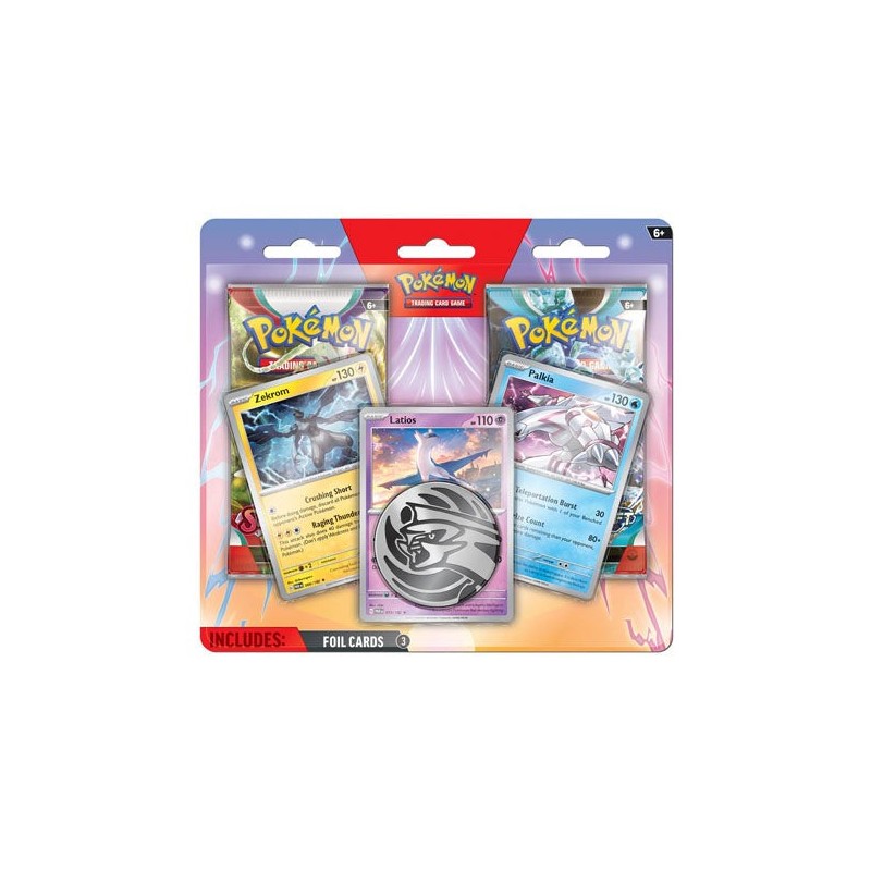 POKEMON TCG Enhanced 2 Pack Blister (Latios - Zekrom - Palkia)
