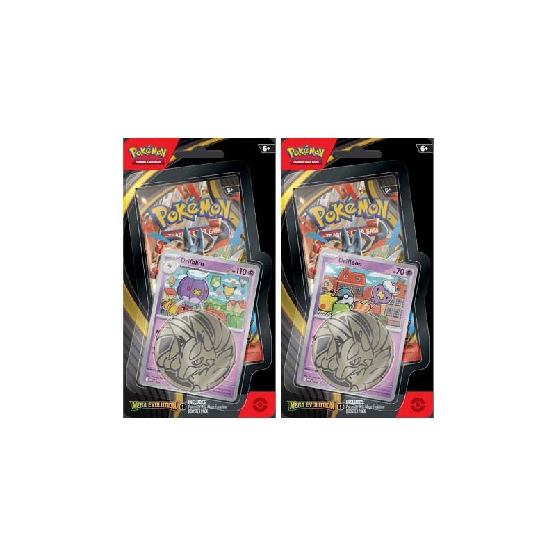 Pokemon TCG Mega Evolution Checklane Blisters (Pair)