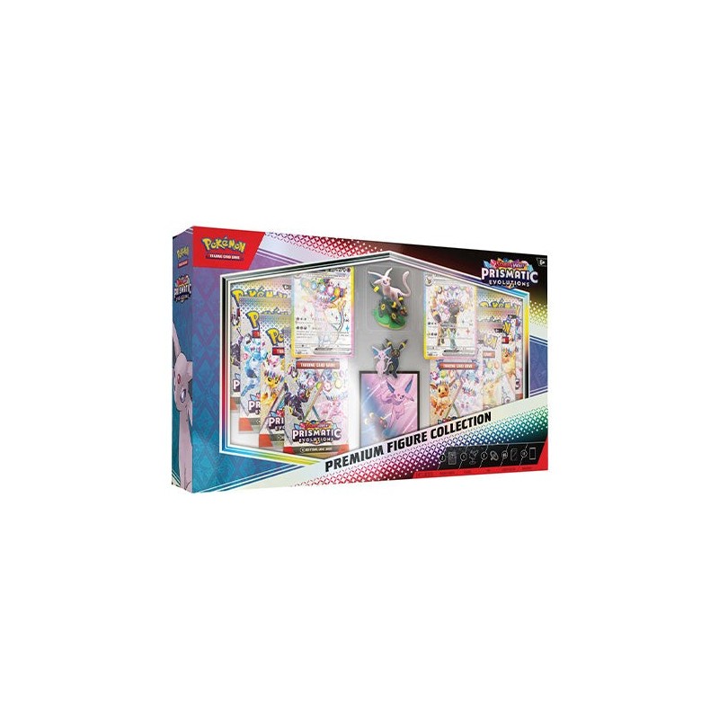 Scarlet & Violet Prismatic Evolutions Premium Figure ឈុតប្រមូល Pokemon TCG