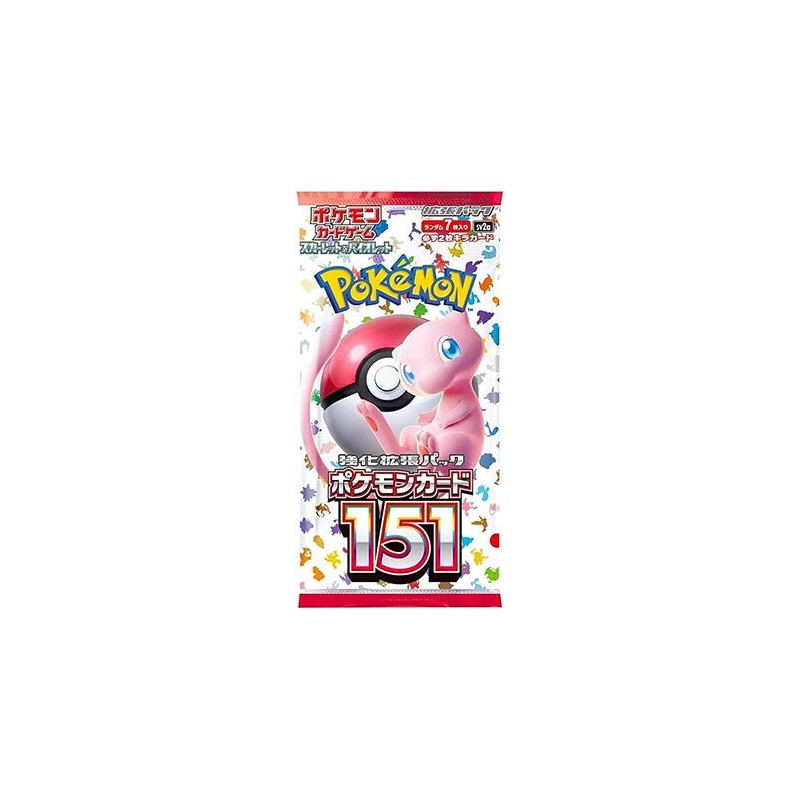 Pokemon TCG 151 SV2A Single Booster Pack Japanese