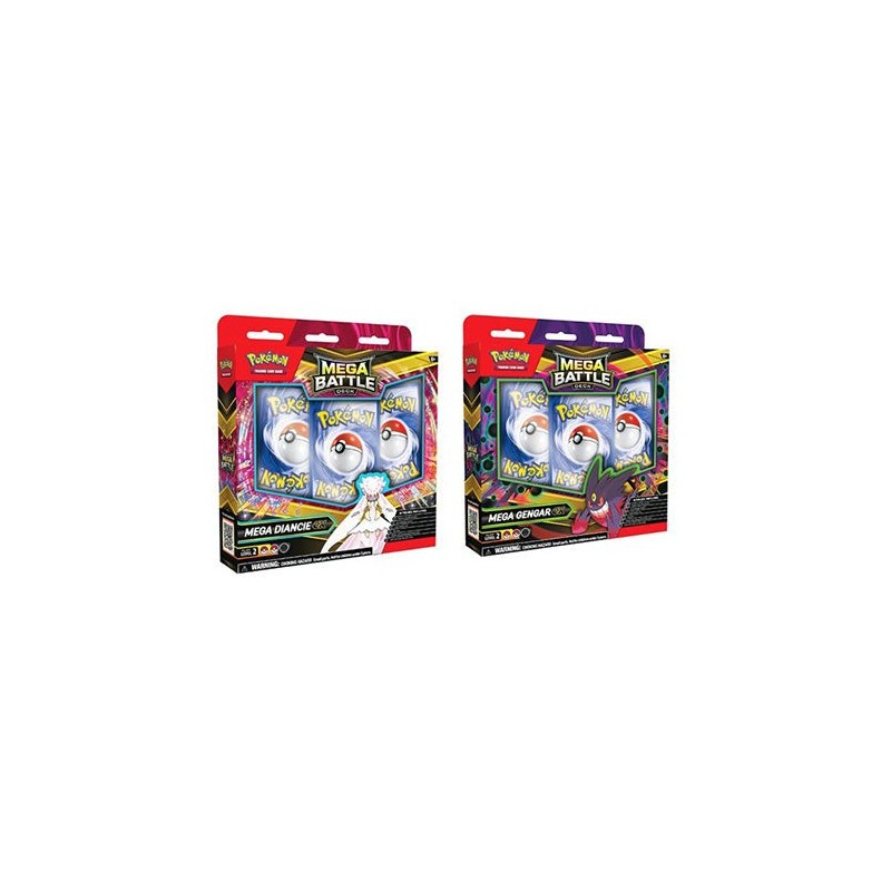 Pokemon TCG Mega Battle Deck Mega Gengar ex / Mega Diancie ex (Pair)