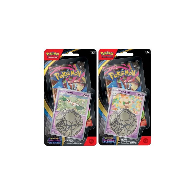 Pokemon TCG Mega Evolution Phantasmal Flames Checklane Blisters (Pair)