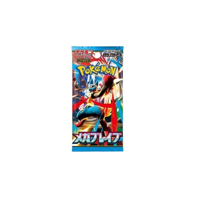 Pokemon TCG Mega Brave M1L Single Booster Pack Japanese