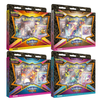 Pokemon TCG Shining Fates Mad Party Pin Collection Box (Set of 4)