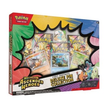 Pokemon TCG Mega Evolution Ascended Heroes First Partners Deluxe Pin ឈុតប្រមូល