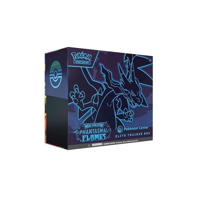 Pokemon Mega Evolution Phantasmal Flames Pokemon Center ប្រអប់ Elite Trainer