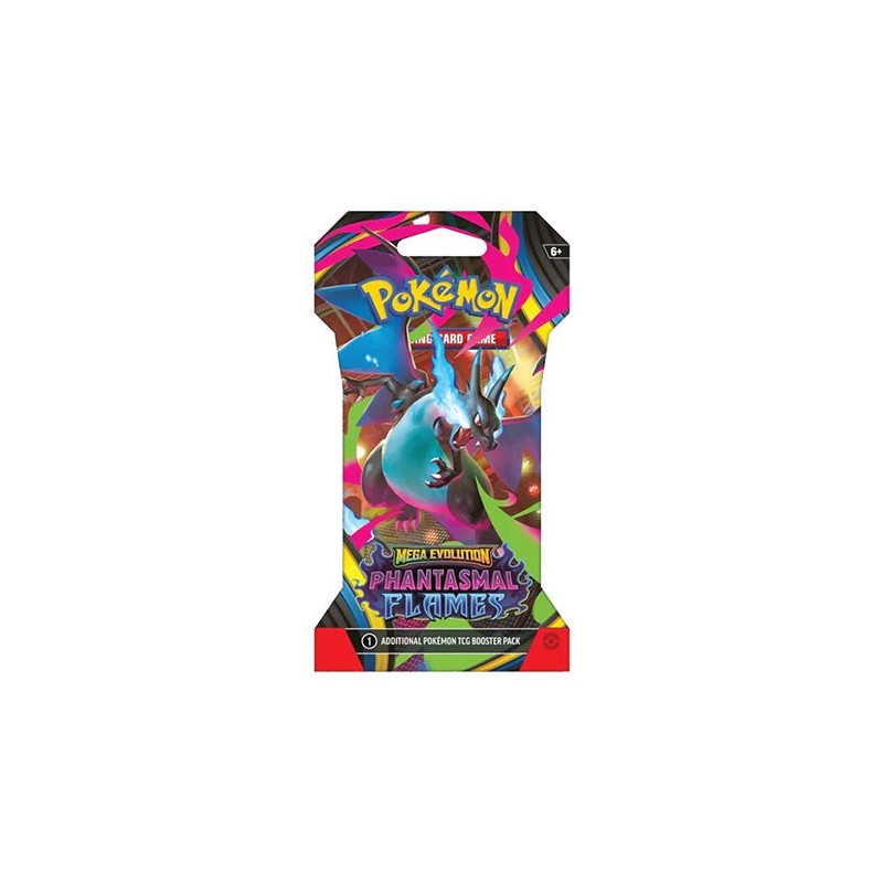 Pokemon TCG Mega Evolution Phantasmal Flames Hanging Blister Pack
