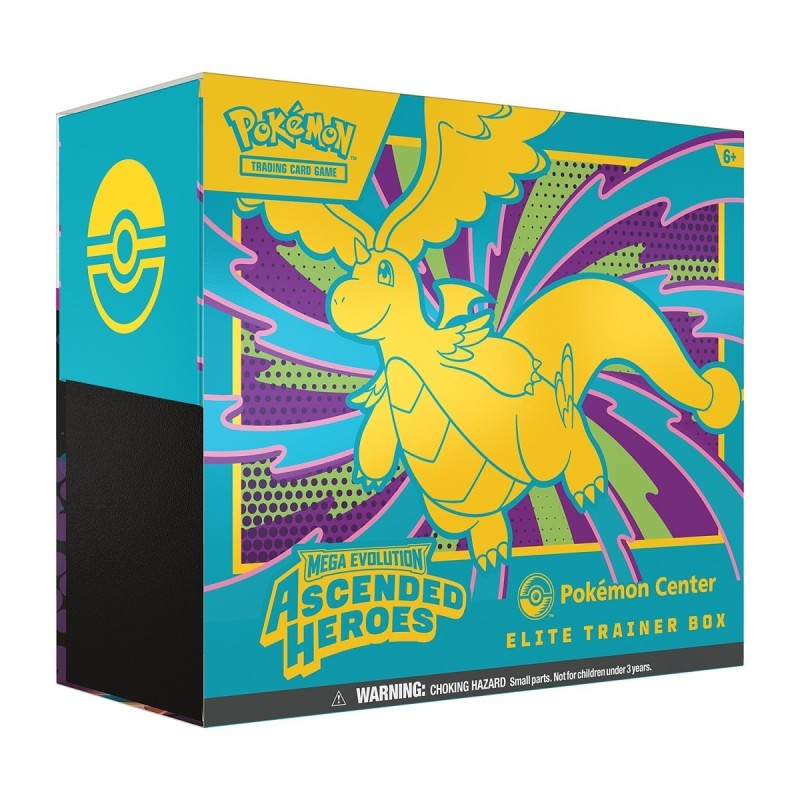 Pokemon Ascended Heroes Pokemon Center ពិសេស ETB ប្រអប់ Elite Trainer