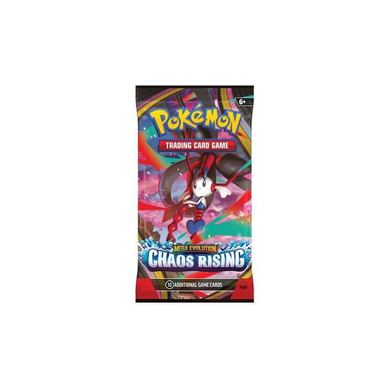 Pokemon TCG Mega Evolution Chaos Rising Single Booster Pack