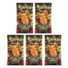 Pokemon TCG Scarlet & Violet Paldean Fates Single Booster Pack (Bundle of 5 Packs)